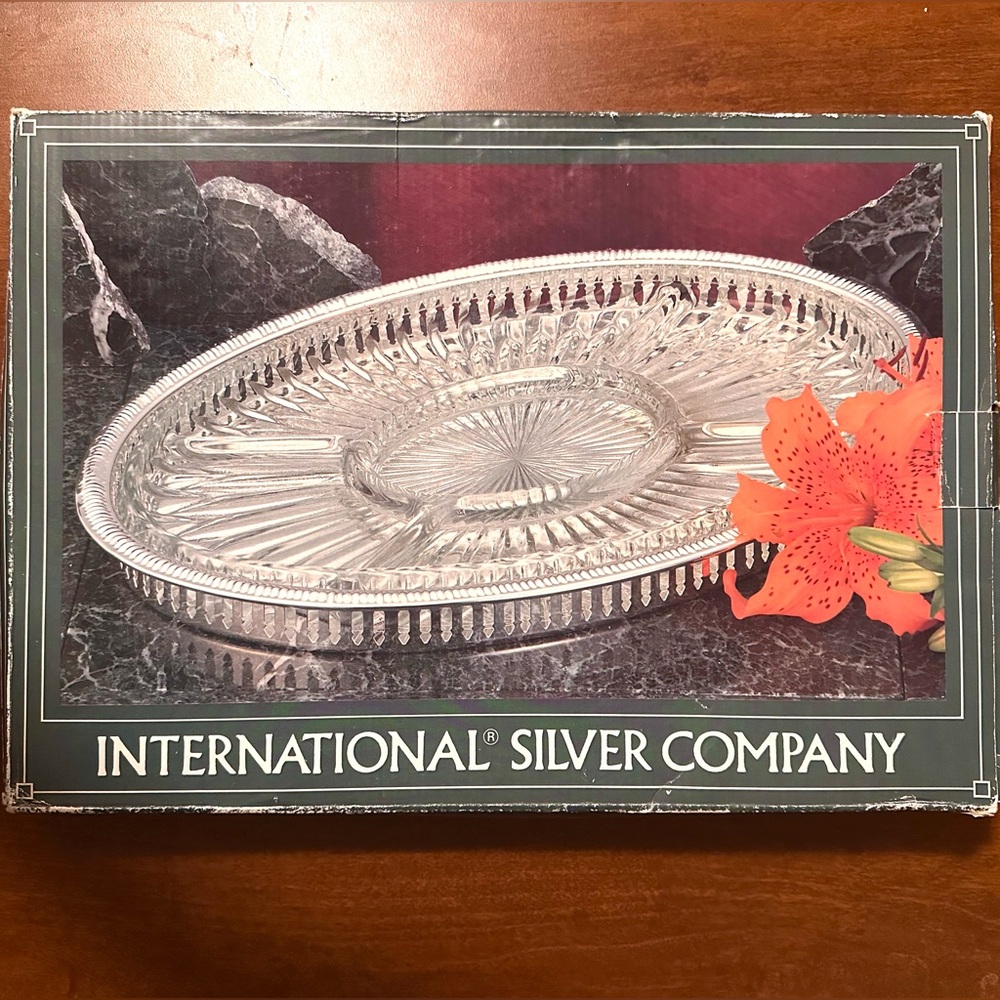 International Silver Company Oval Tray
